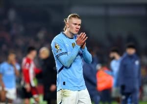 哈兰德英超前7场进9球,比他多的只有22/23、24/25赛季的自己