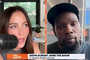 揭幕战见证雷霆领戒指?KD:不高兴也不难过 我有两个但都10年了