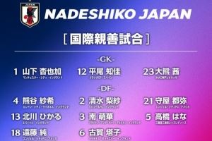 将战意大利和挪威,日本女足名单:长谷川唯领衔,20人海外留洋