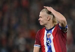  哈兰德本次世预赛射门39次，所有欧洲球员中最多