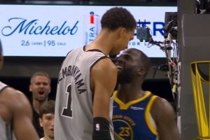  文班谈与追梦对喷：用表现回应是最好的方式 盖完他他就安静了